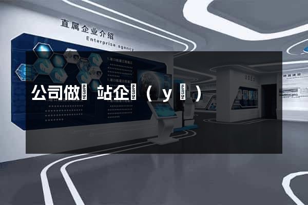 公司做網站企業(yè)