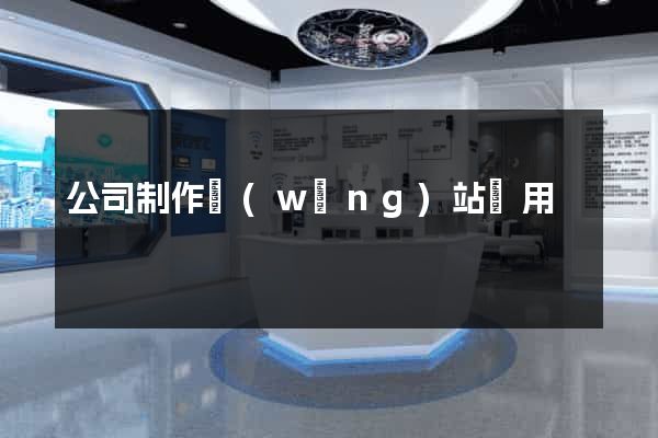 公司制作網(wǎng)站費用