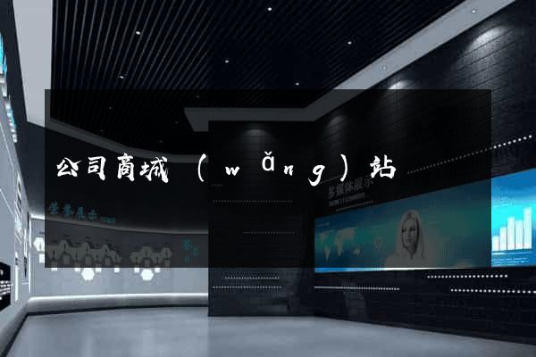 公司商城網(wǎng)站