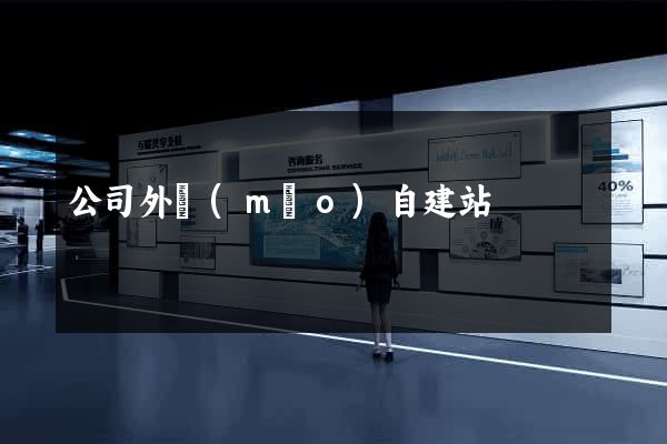 公司外貿(mào)自建站
