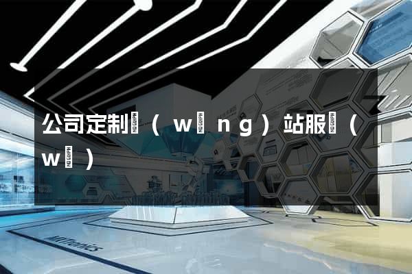公司定制網(wǎng)站服務(wù)