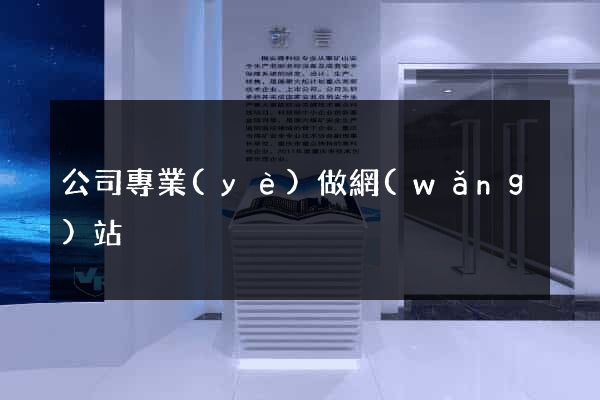 公司專業(yè)做網(wǎng)站