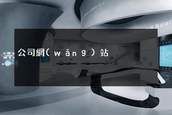公司網(wǎng)站