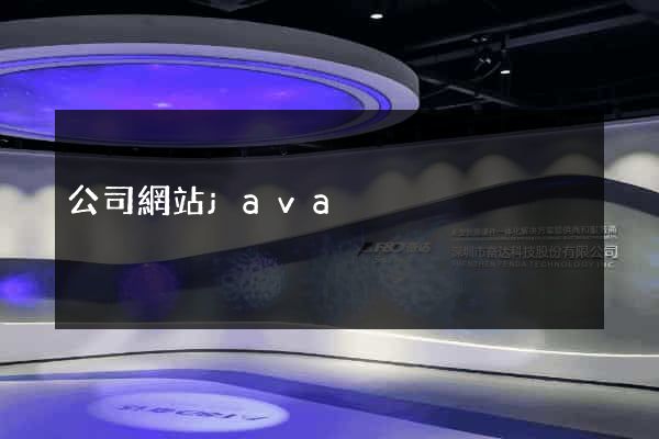 公司網站java
