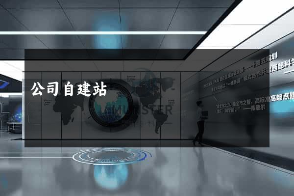 公司自建站