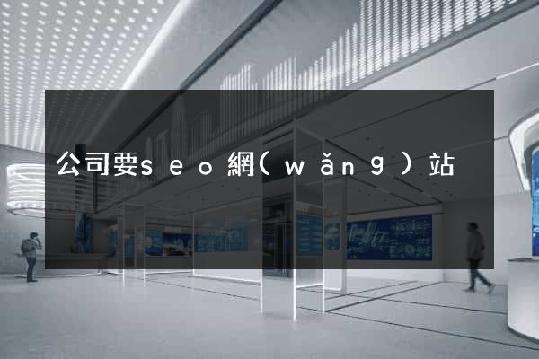 公司要seo網(wǎng)站