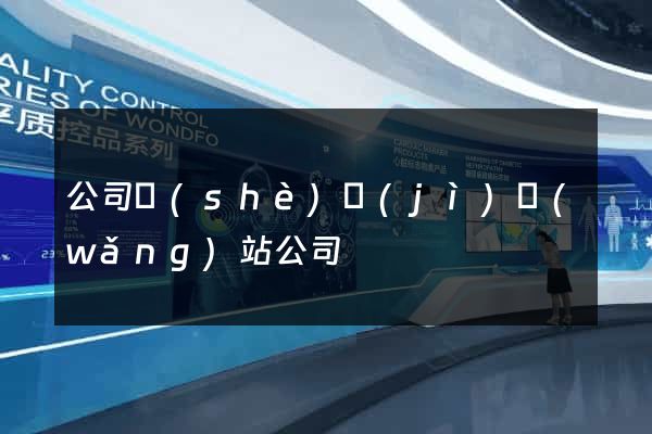 公司設(shè)計(jì)網(wǎng)站公司