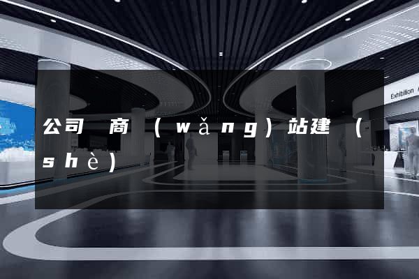 公司電商網(wǎng)站建設(shè)