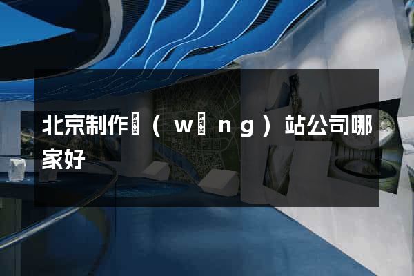 北京制作網(wǎng)站公司哪家好