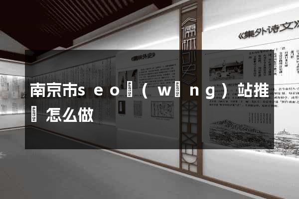 南京市seo網(wǎng)站推廣怎么做