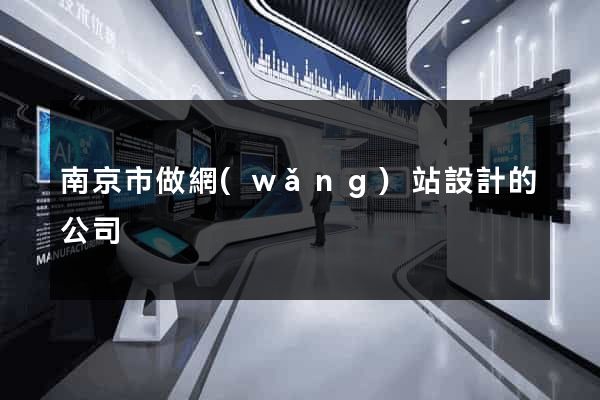 南京市做網(wǎng)站設計的公司
