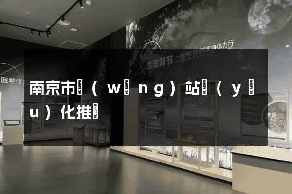 南京市網(wǎng)站優(yōu)化推廣
