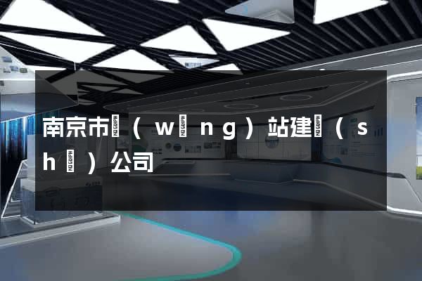 南京市網(wǎng)站建設(shè)公司