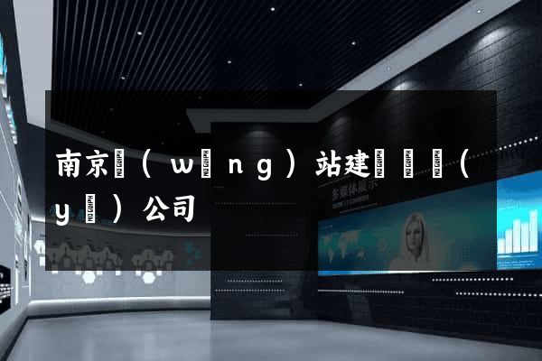 南京網(wǎng)站建設專業(yè)公司