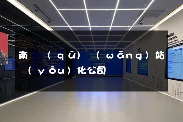 南匯區(qū)網(wǎng)站優(yōu)化公司