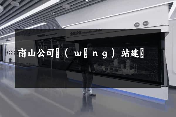 南山公司網(wǎng)站建設