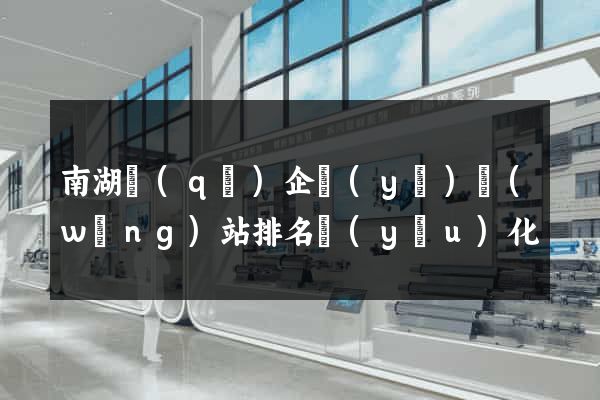 南湖區(qū)企業(yè)網(wǎng)站排名優(yōu)化
