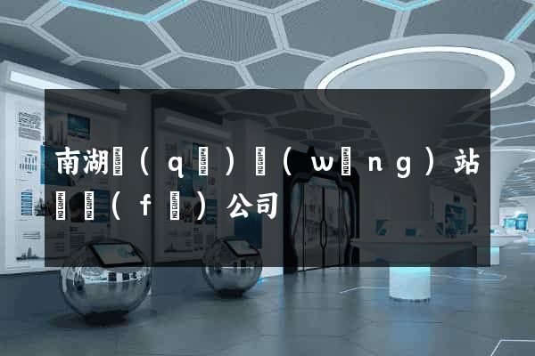 南湖區(qū)網(wǎng)站開發(fā)公司