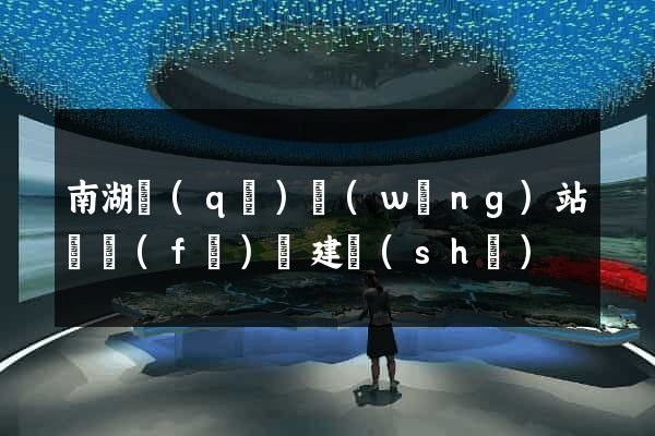 南湖區(qū)網(wǎng)站開發(fā)與建設(shè)
