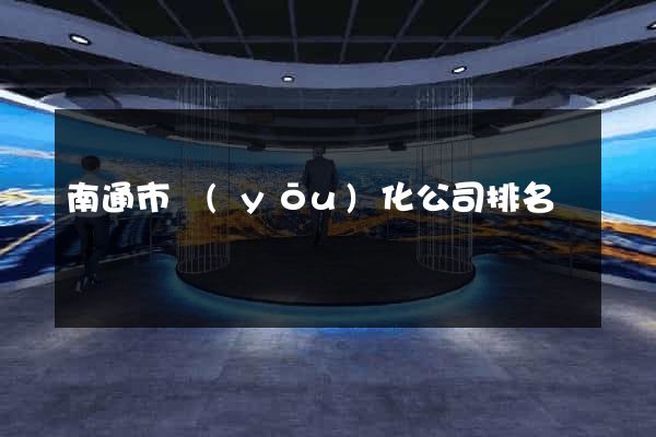 南通市優(yōu)化公司排名