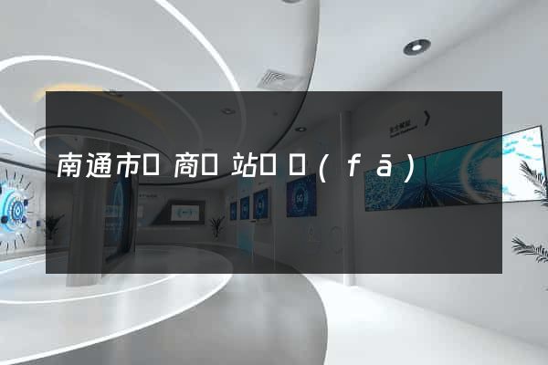 南通市電商網站開發(fā)