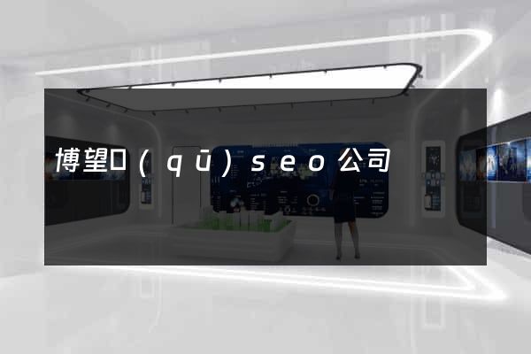 博望區(qū)seo公司