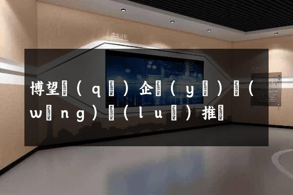 博望區(qū)企業(yè)網(wǎng)絡(luò)推廣