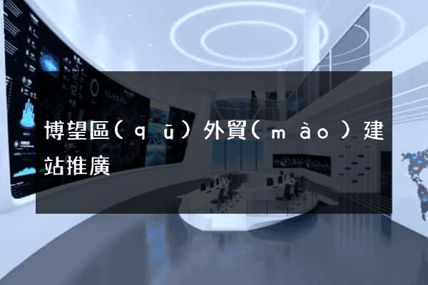 博望區(qū)外貿(mào)建站推廣