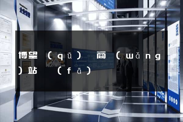 博望區(qū)電商網(wǎng)站開發(fā)