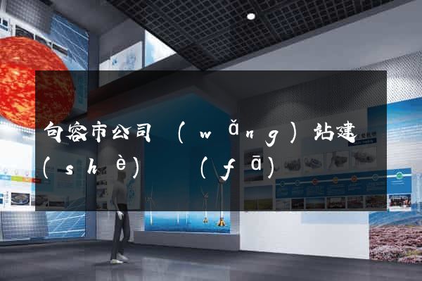 句容市公司網(wǎng)站建設(shè)開發(fā)