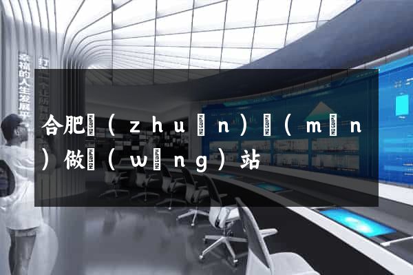 合肥專(zhuān)門(mén)做網(wǎng)站