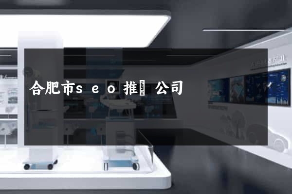 合肥市seo推廣公司