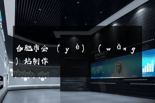 合肥市企業(yè)網(wǎng)站制作