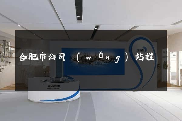 合肥市公司網(wǎng)站推廣