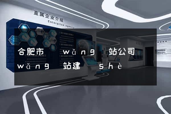 合肥市網(wǎng)站公司網(wǎng)站建設(shè)