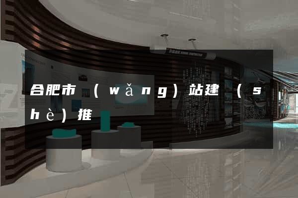 合肥市網(wǎng)站建設(shè)推廣