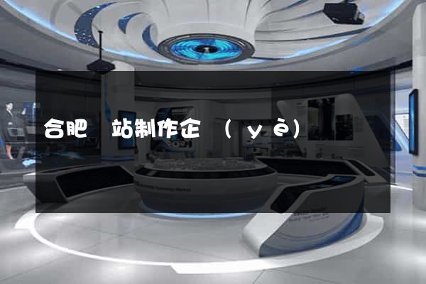 合肥網站制作企業(yè)