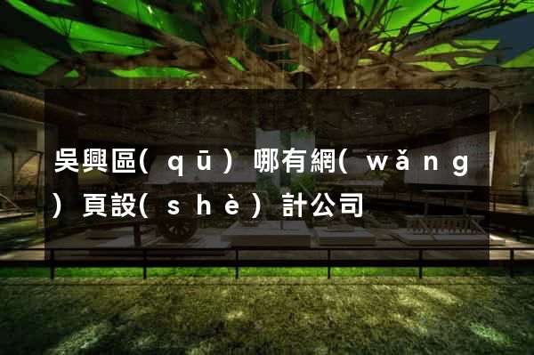 吳興區(qū)哪有網(wǎng)頁設(shè)計公司