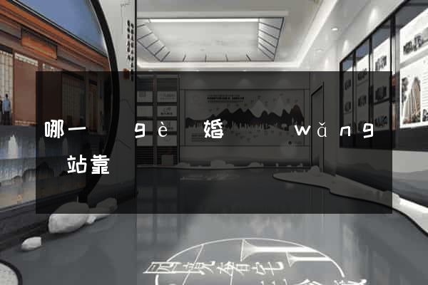 哪一個(gè)婚戀網(wǎng)站靠譜