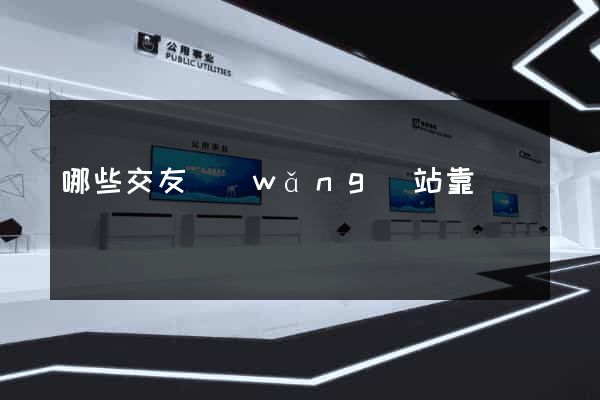 哪些交友網(wǎng)站靠譜
