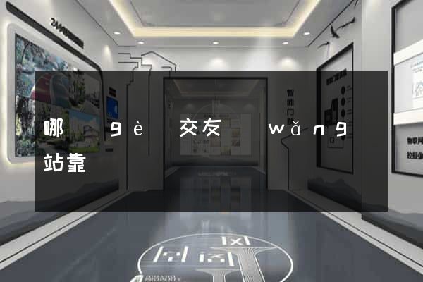 哪個(gè)交友網(wǎng)站靠譜