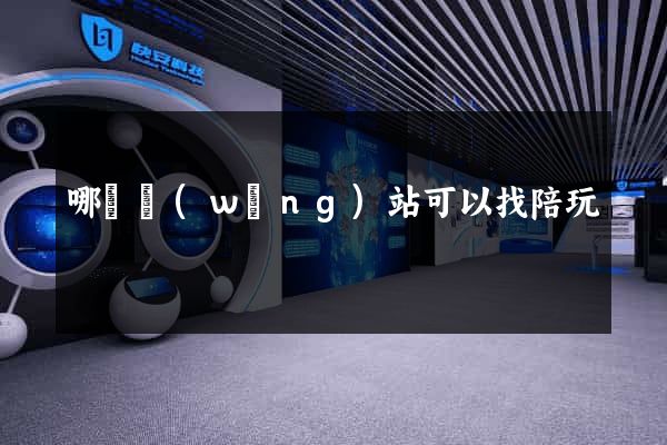 哪個網(wǎng)站可以找陪玩