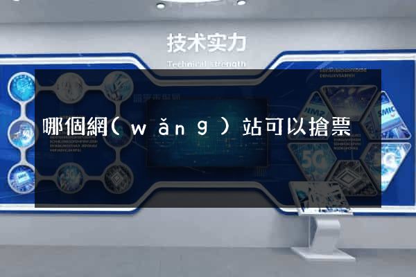 哪個網(wǎng)站可以搶票