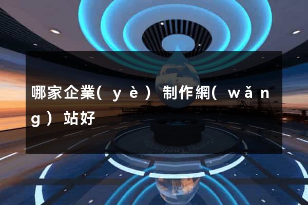 哪家企業(yè)制作網(wǎng)站好