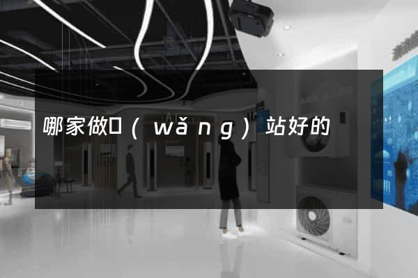 哪家做網(wǎng)站好的