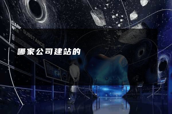 哪家公司建站的
