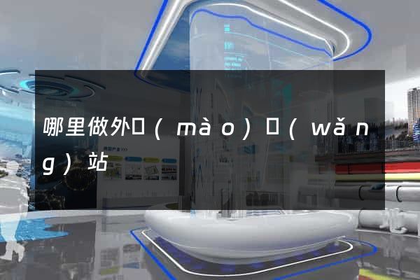 哪里做外貿(mào)網(wǎng)站