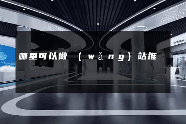 哪里可以做網(wǎng)站推廣