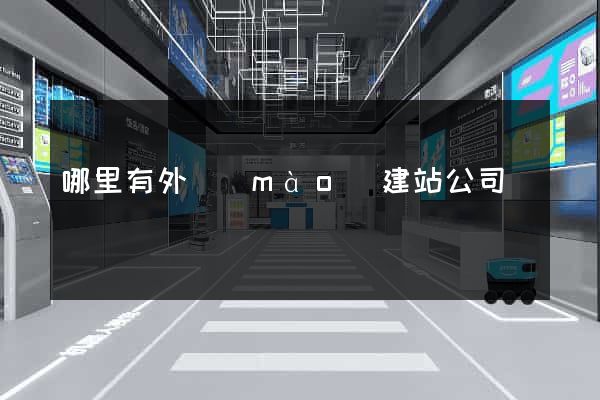 哪里有外貿(mào)建站公司