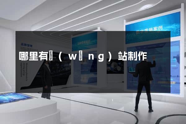 哪里有網(wǎng)站制作